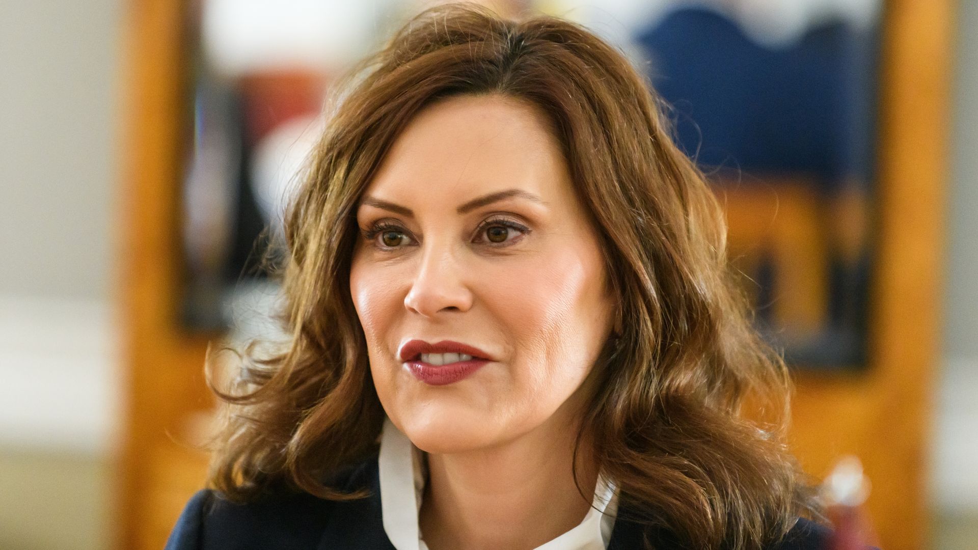 Gretchen Whitmer Hides From Cameras in the Oval Office—Internet Has a Field Day [WATCH]