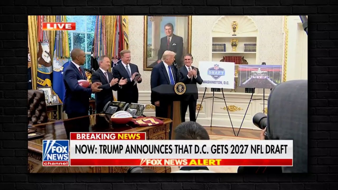 Trump Lands 2027 NFL Draft for D C —Just in Time for Election Year, Drew Berquisst, This is My Show,