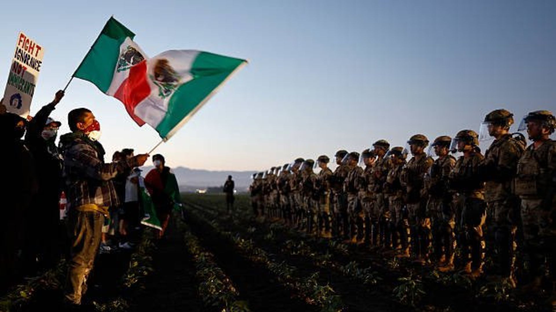 Foreign Flag-Waving Mob Attacks Federal Agents in California [WATCH]
