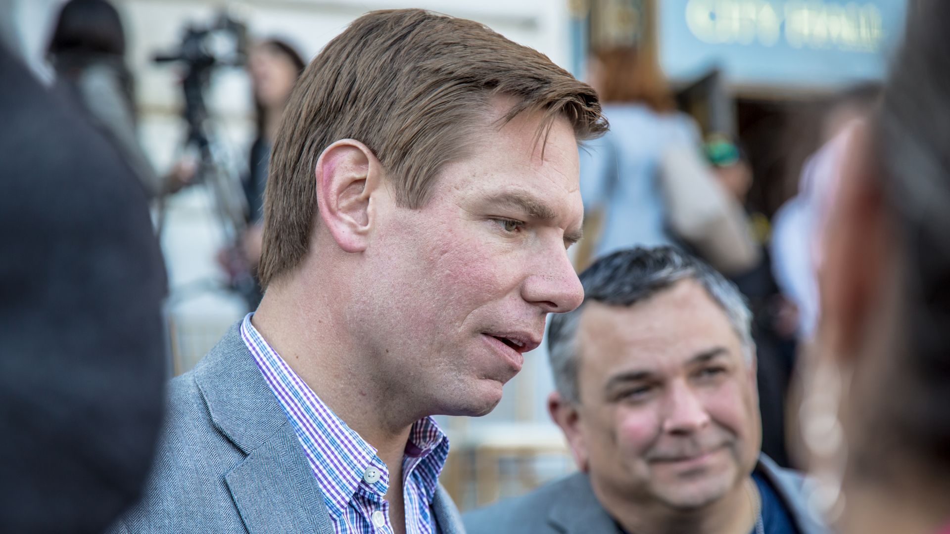 Eric Swalwell Embarrasses Himself in an Apparent Attempt to Woo Young Men [WATCH]