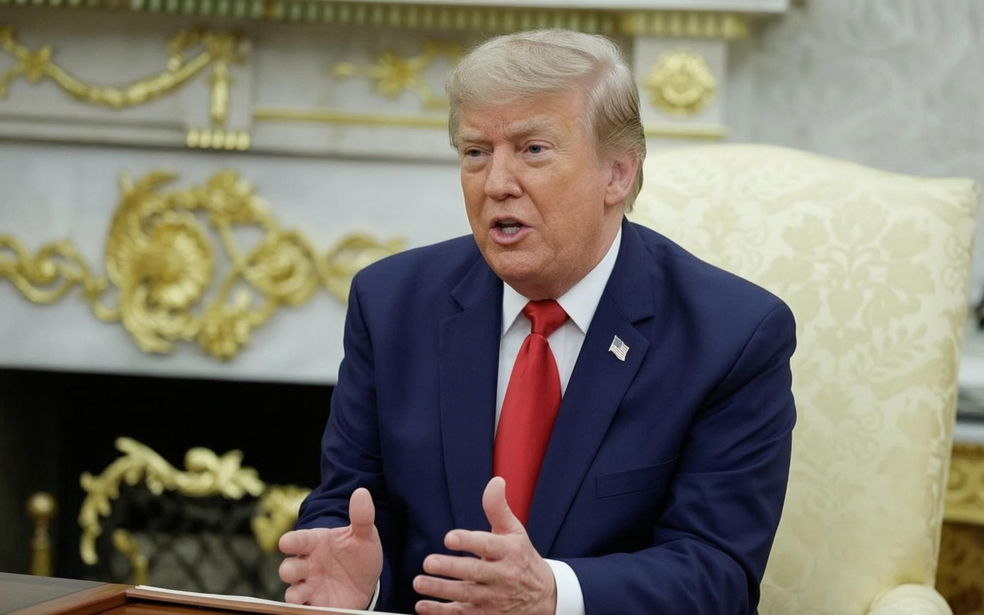 Trump Replaces Strait Protection Fee With Massive Gulf Investment Pledge [WATCH]